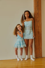 Harlow Pastel Blue Heart Cut Out Tank