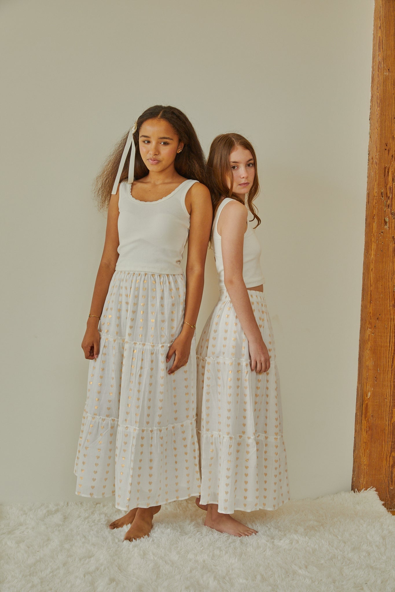 Stella White Ribbed Tank
