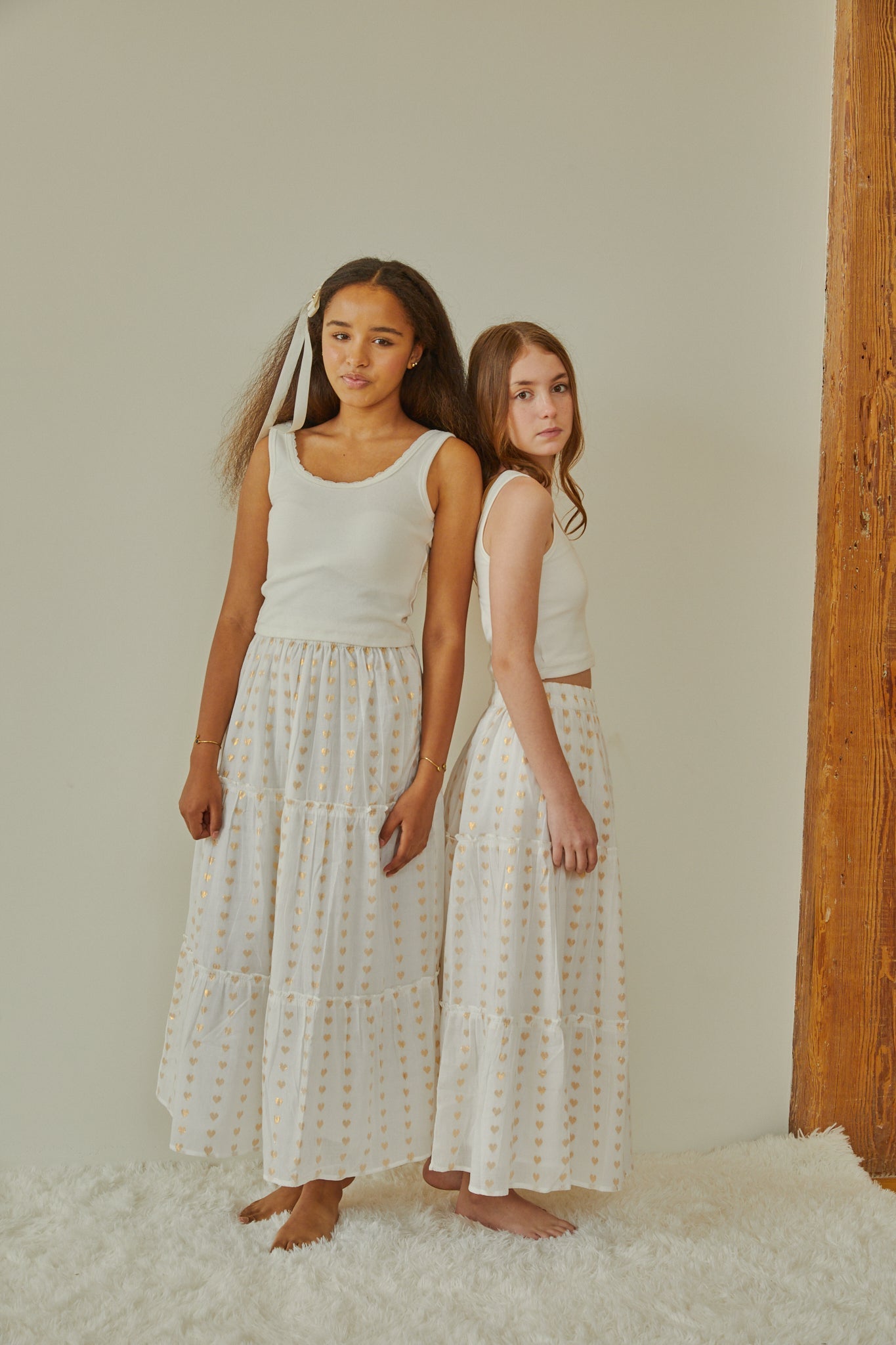 Stella White Ribbed Tank