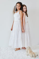 Stella White Ribbed Tank