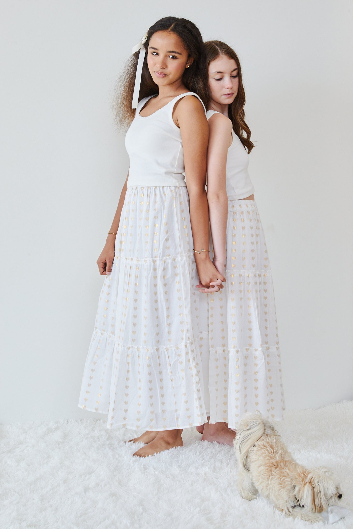 Stella White Ribbed Tank