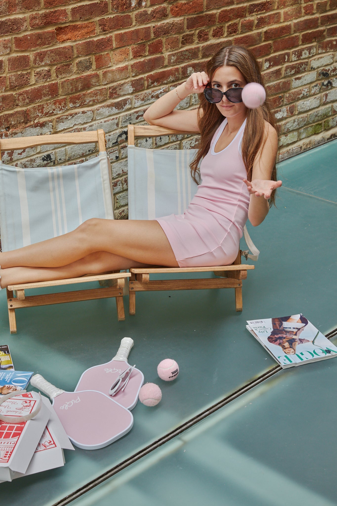 Mackenzie Pastel Pink Halter Mini Dress