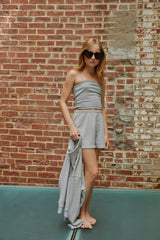 Alexa Grey Tube Top