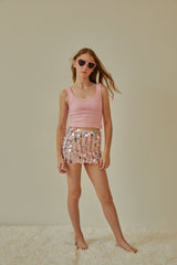 Harlow Light Pink Heart Cut Out Tank