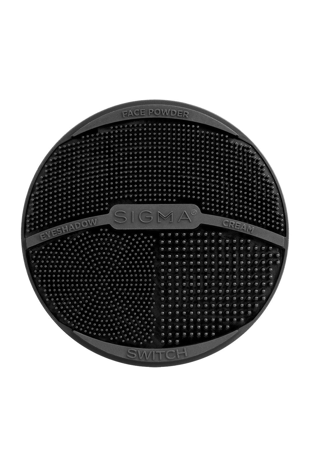 Black double-sided mat features soft silicone Sigma Travel Switch