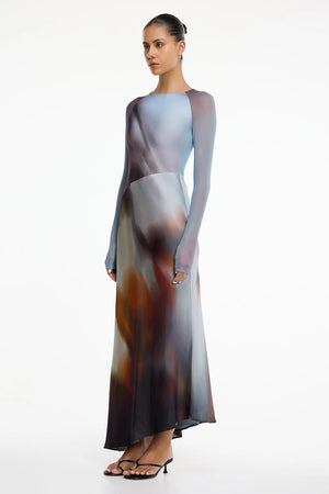 Significant Other Sofiya Long Sleeve Maxi Dress