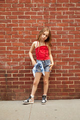 Alexa Camp Red Tube Top