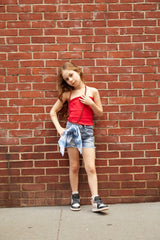 Alexa Camp Red Tube Top