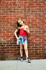 Alexa Camp Red Tube Top