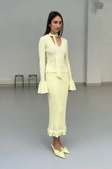 SAEMDI Sunny Scarf Top