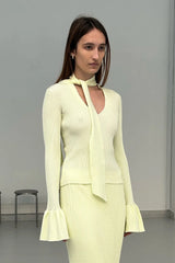SAEMDI Sunny Scarf Top
