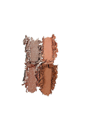PEACH PIE EYESHADOW QUAD SWATCHES
