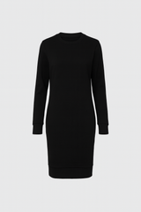 Black dress on a white background