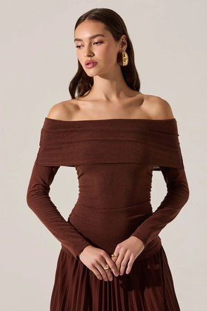 ASTR the Label Tanaia Mixed Media Dress