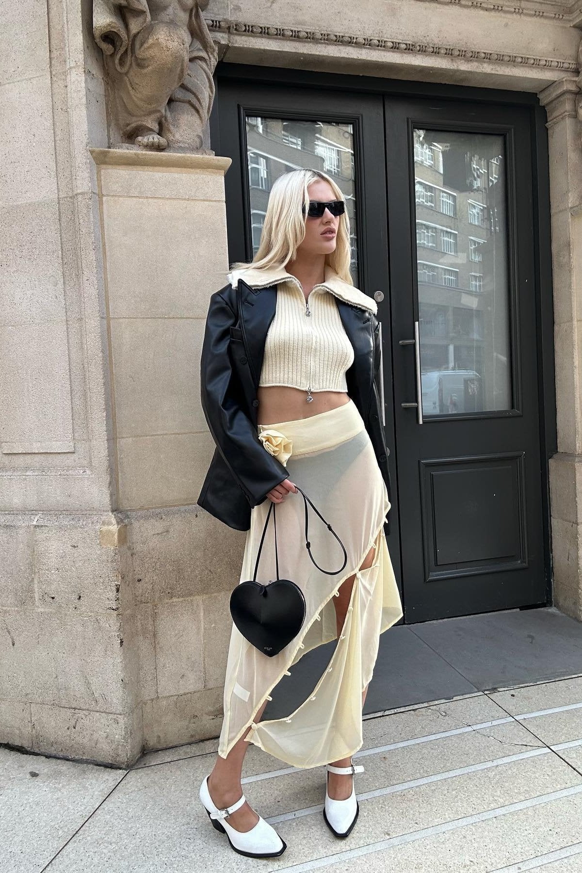 @elodierussell in House of Sunny Double Collar Peggy