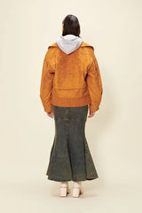 House of Sunny The Hybrid Jacket - Tobacco