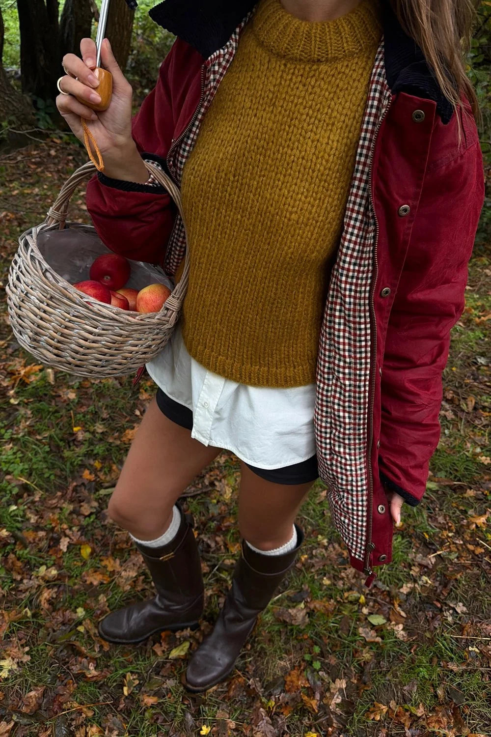 @keziacook in House of Sunny The Waxed Rain Jacket