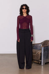 SAEMDI Tilia Mesh Top