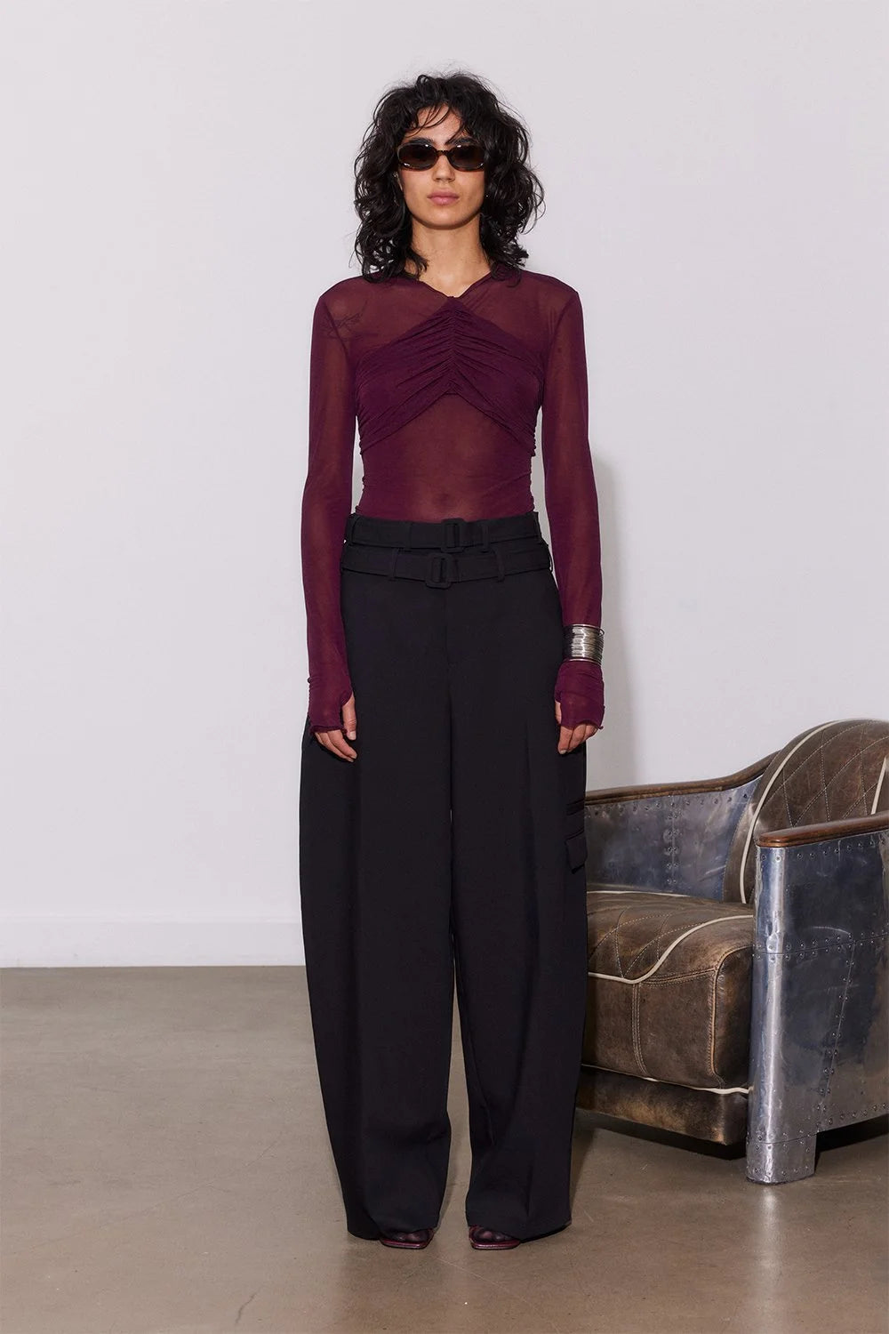 SAEMDI Tilia Mesh Top