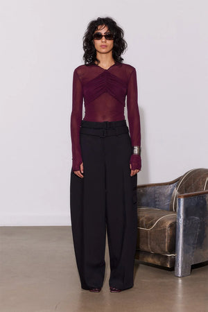 SAEMDI Tilia Mesh Top