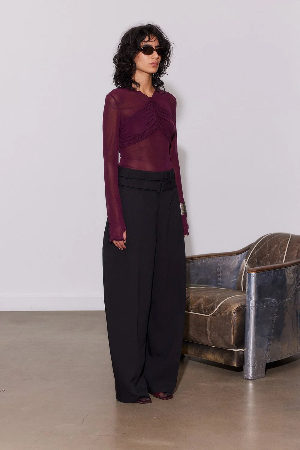 SAEMDI Tilia Mesh Top