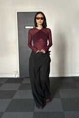 SAEMDI Tilia Mesh Top