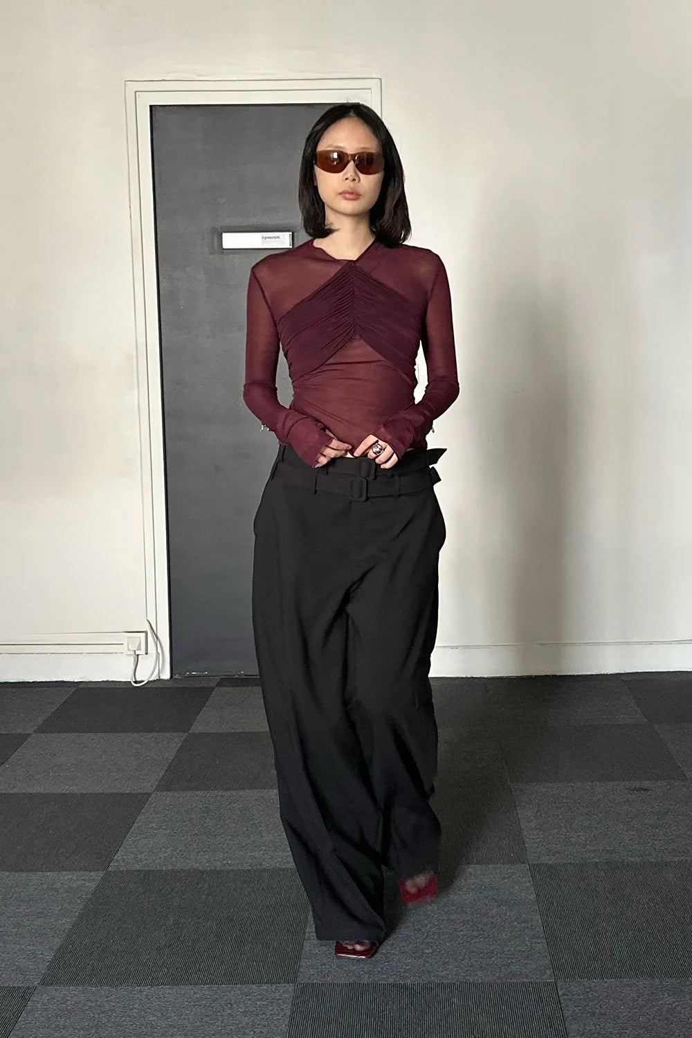 SAEMDI Tilia Mesh Top