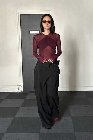 SAEMDI Tilia Mesh Top