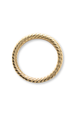 Twisted Whitney Bangle | Gold