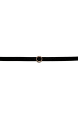 Velvet Ring Choker | Black