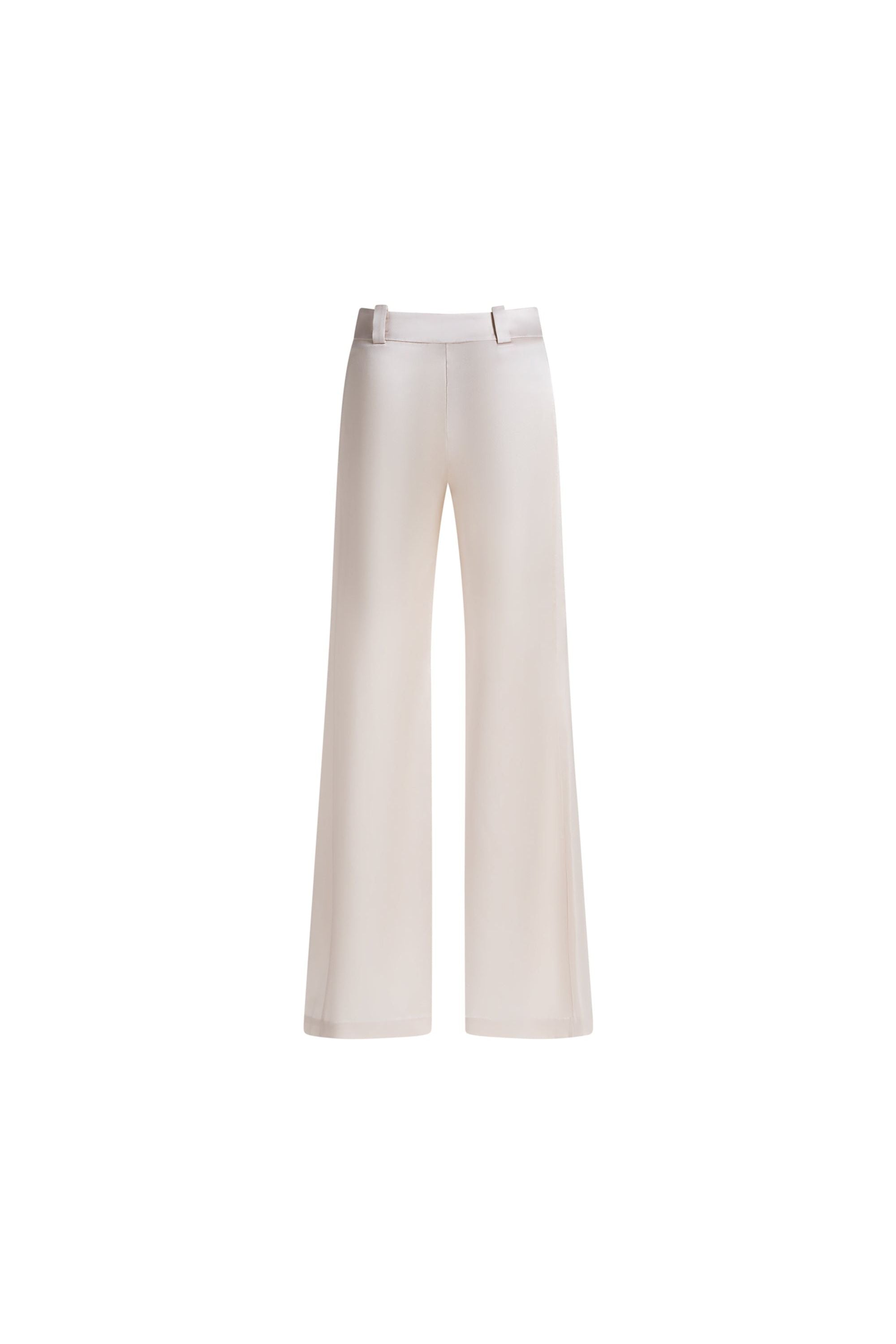 Adriana Iglesias Edith Pants White Satin Silk