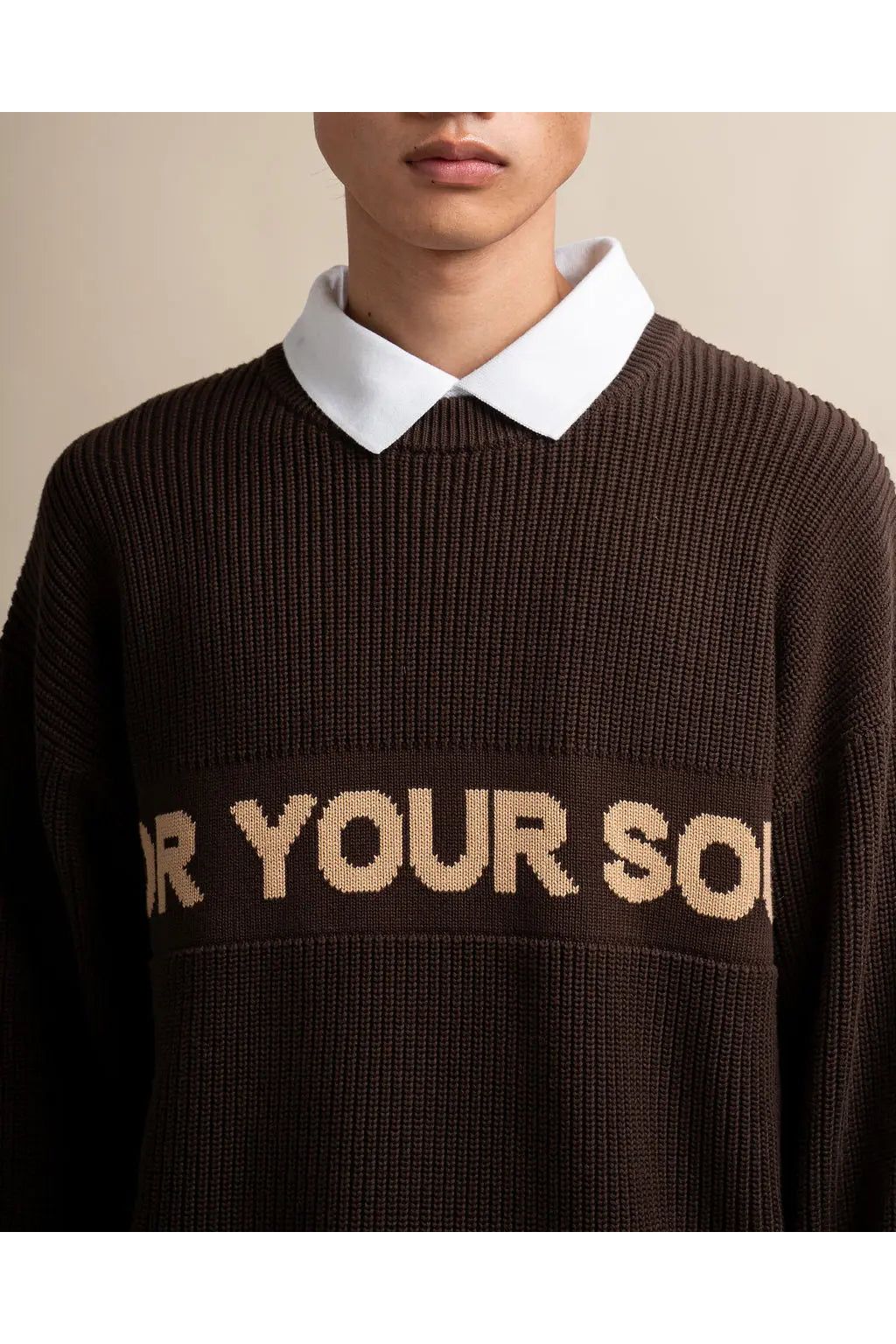 The Reset Knit in Coffee For Your Soul