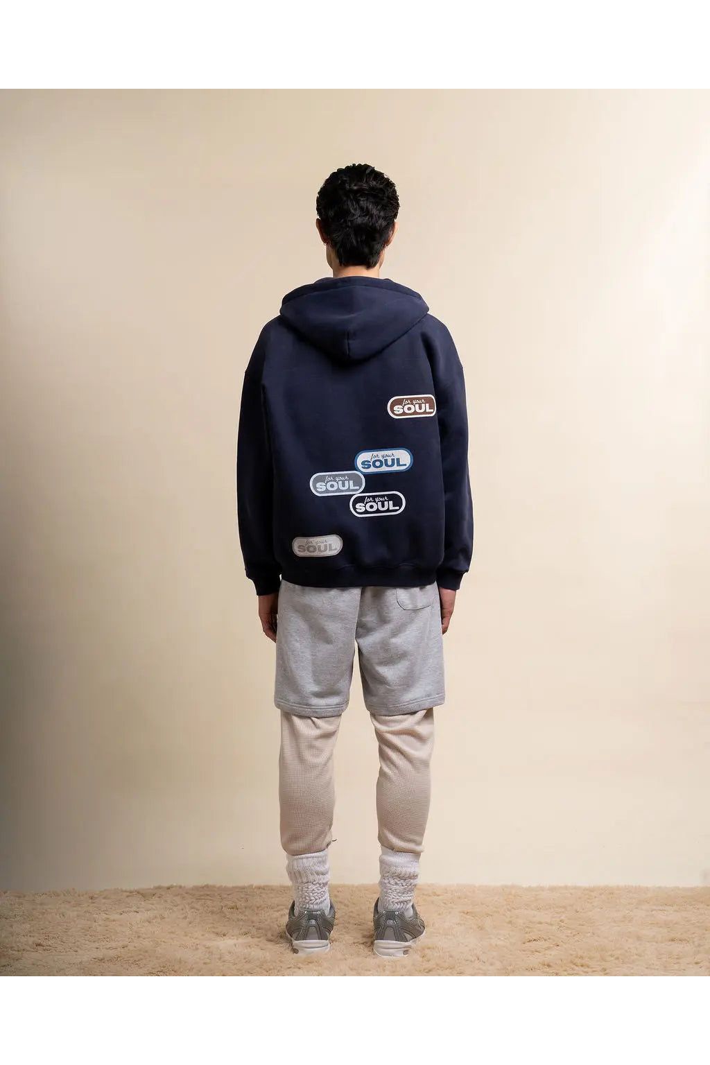 The Reset Zip in Navy For Your Soul