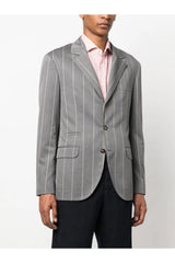 Striped Woven Blazer