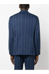 Brunello Cucinelli | Pinstripe-Print Single-Breasted Blazer