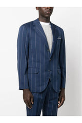 Brunello Cucinelli | Pinstripe-Print Single-Breasted Blazer