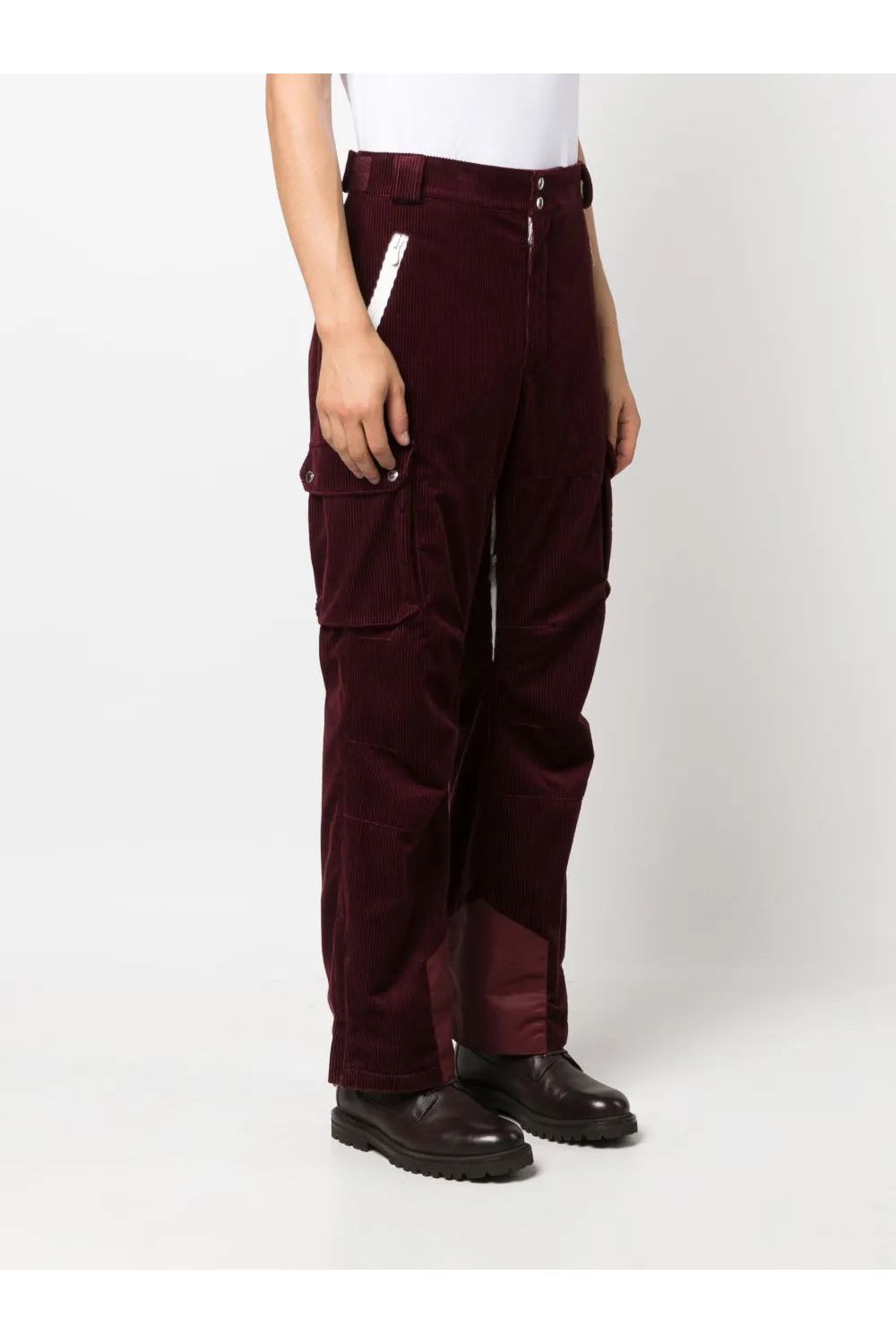 BRUNELLO CUCINELLI | Logo-Embroidered Corduroy Trousers