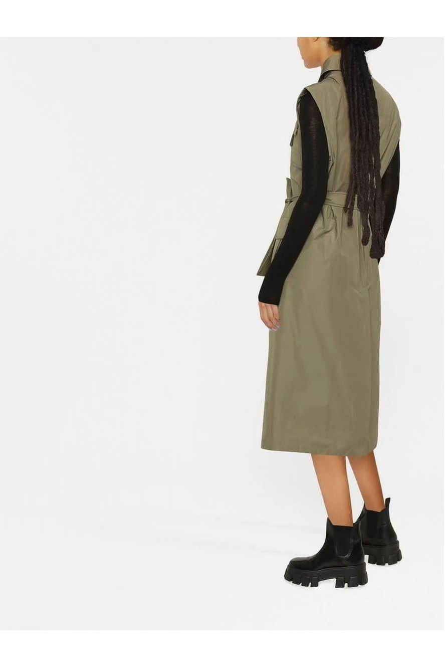 Brunello Cucinelli | Belted-Waist Sleeveless Coat