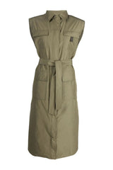 Brunello Cucinelli | Belted-Waist Sleeveless Coat