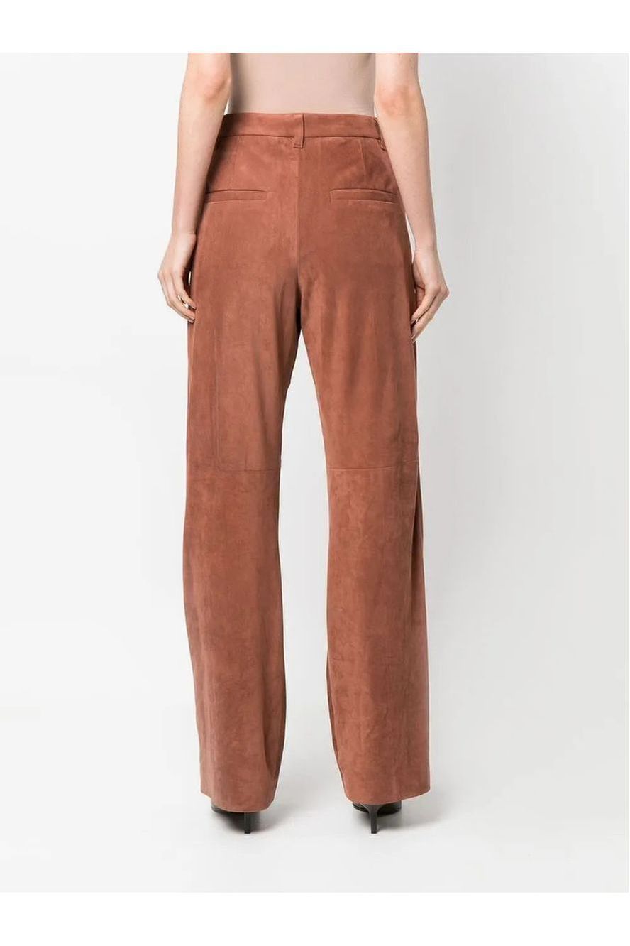 Brunello Cucinelli | Four-Pocket Leather Palazzo Pants