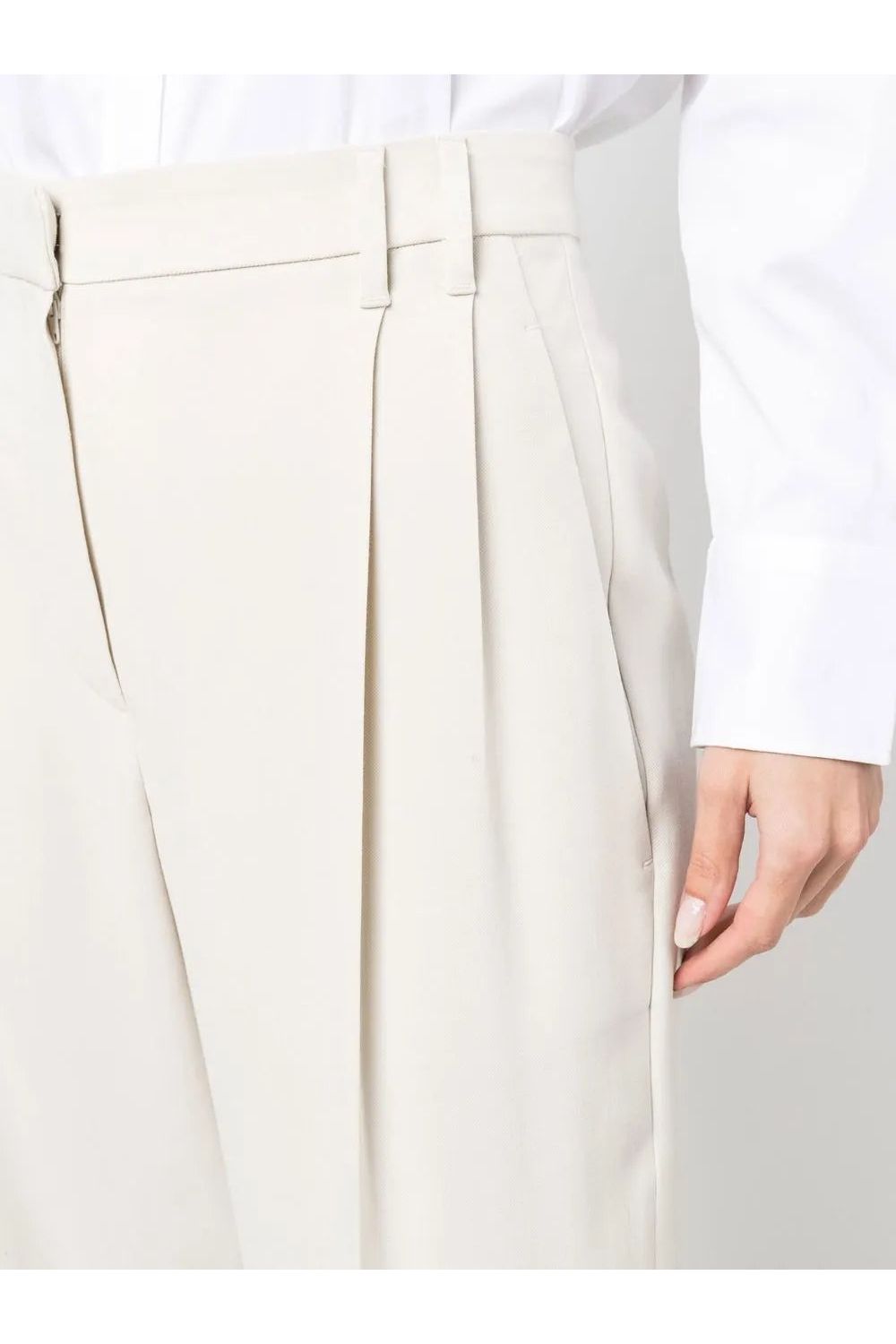 BRUNELLO CUCINELLI | High-Waisted Tailored Trousers