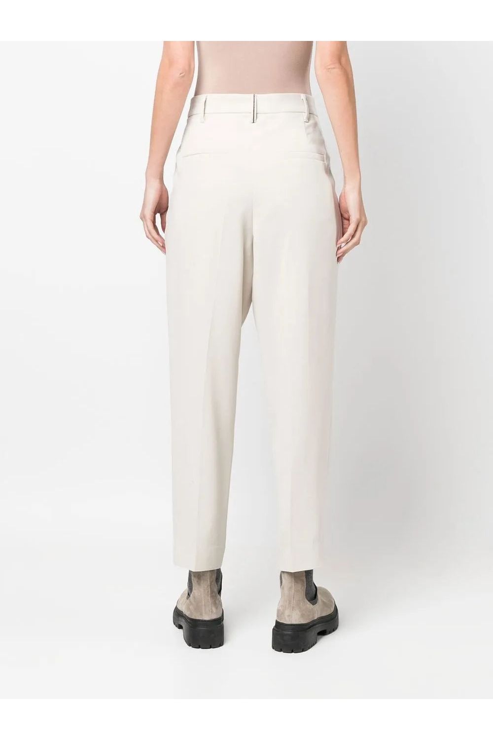 BRUNELLO CUCINELLI | High-Waisted Tailored Trousers
