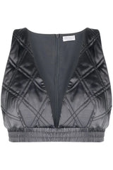 Brunello Cucinelli | Quilted Cropped Top