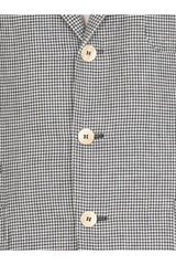 BRUNELLO CUCINELLI | Pied-De-Poule Linen Blazer