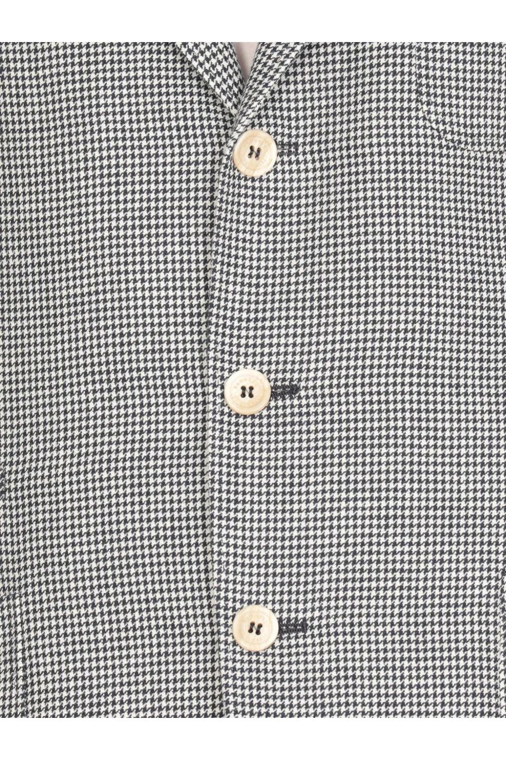 BRUNELLO CUCINELLI | Pied-De-Poule Linen Blazer