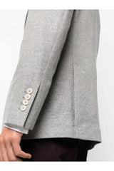 BRUNELLO CUCINELLI | Single-Breasted Notched-Lapels Blazer