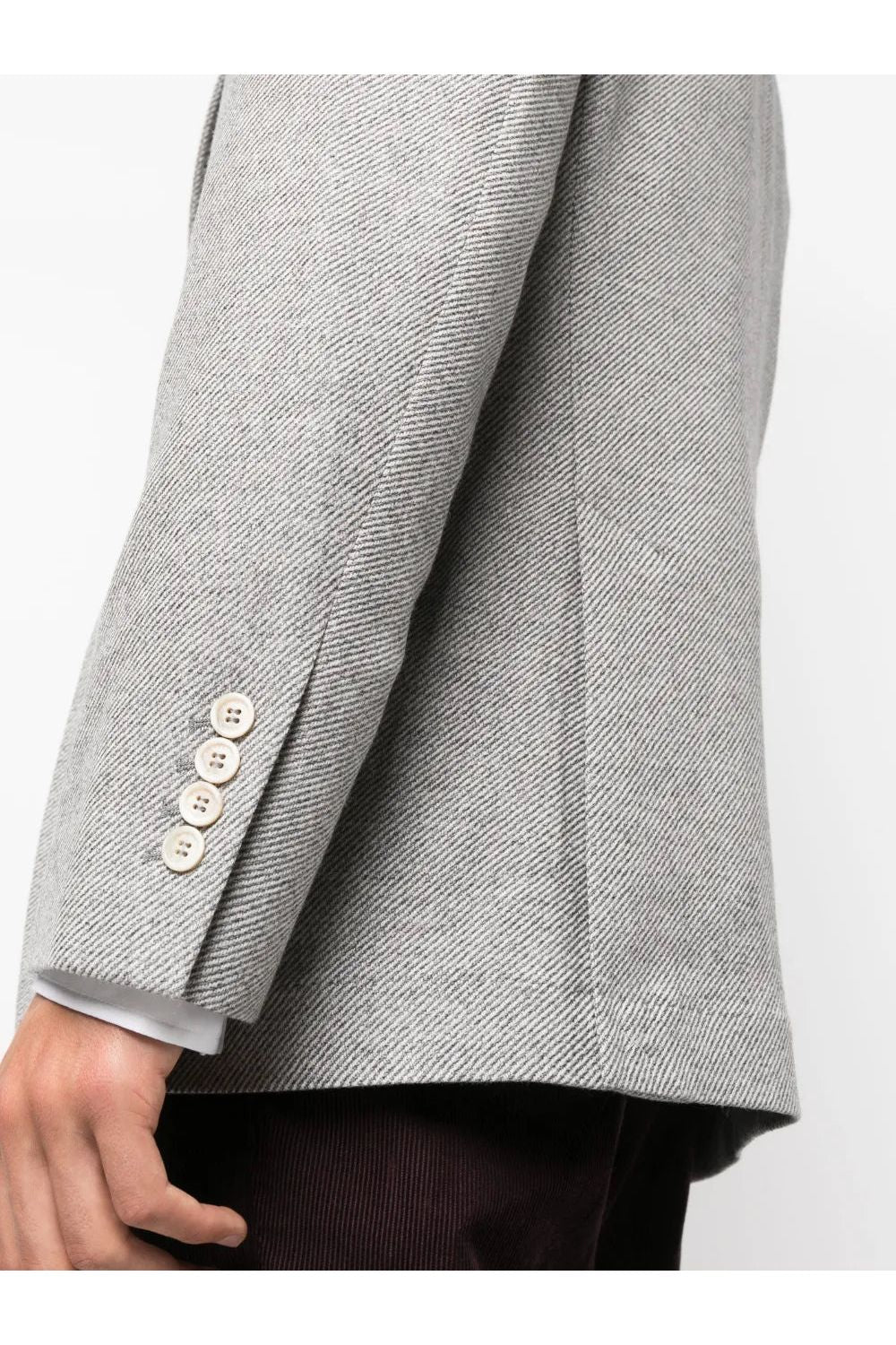 BRUNELLO CUCINELLI | Single-Breasted Notched-Lapels Blazer