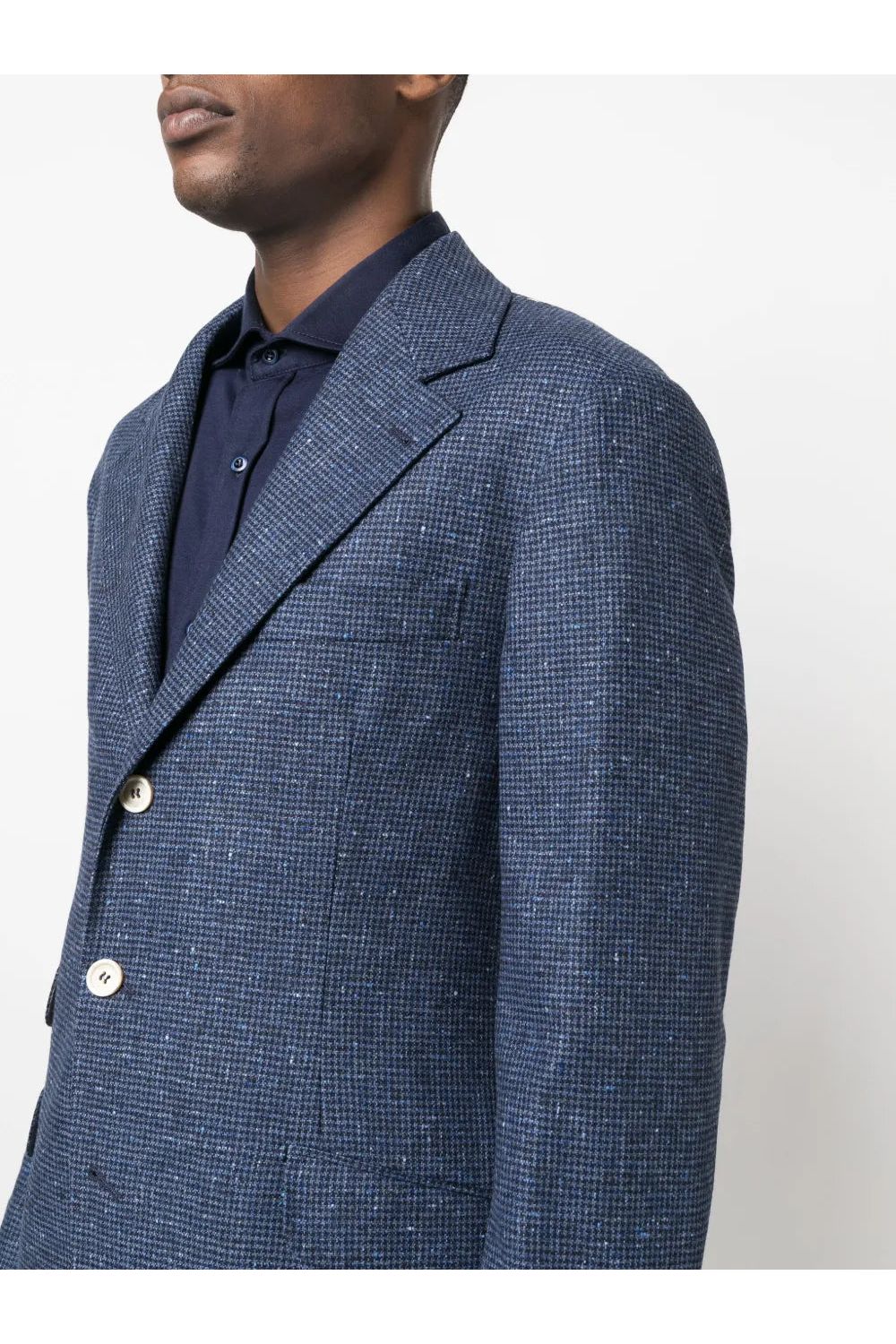BRUNELLO CUCINELLI | Houndstooth Wool-Cashmere Blend Suit
