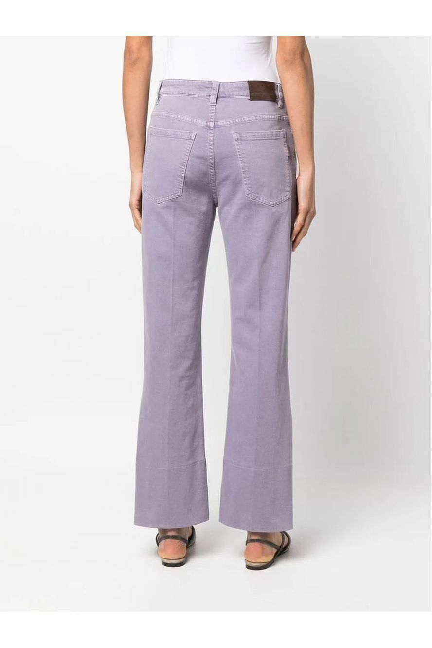 Brunello Cucinelli | Pressed-Crease Loose-Fit Jeans