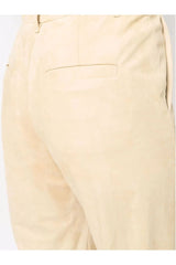 Brunello Cucinelli | Cuffed-Ankle Leather Trousers